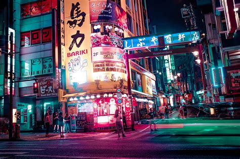 2112x1188px | free download | HD wallpaper: Japan, Tokyo, night, urban ...