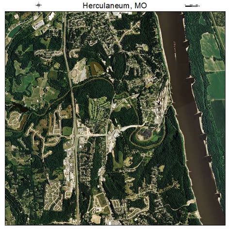 Aerial Photography Map of Herculaneum, MO Missouri