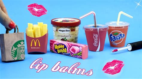 DIY Lip Balm {Easy}! 5 Miniature Starbucks,Soda,McDonalds & Bubblegum Lip Gloss DIYs-Lip Balm How To