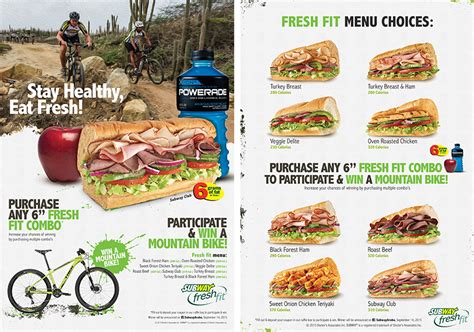 Subway Fresh Fit Deals | varsana.com