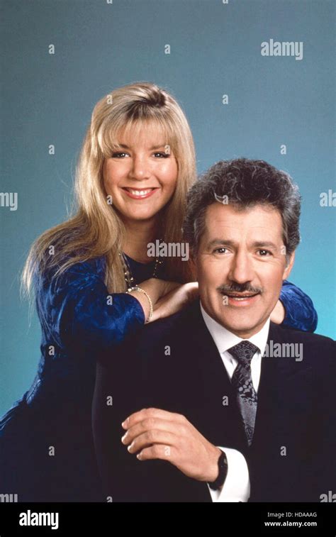 CLASSIC CONCENTRATION, from left: Marjorie Goodson, Alex Trebek, 1987-1991Ph: Gary Null, © NBC ...