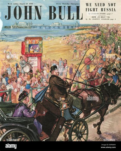 1940s UK John Bull Magazine Cover Stock Photo - Alamy