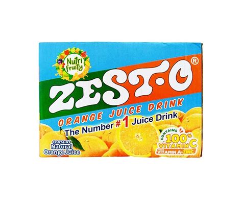 Zest-O Orange Juice Drink (10 Packs x 200mL)