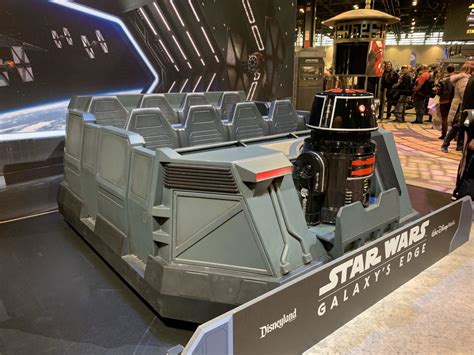 PHOTO: Star Wars: Galaxy's Edge Rise of the Resistance Attraction Ride Vehicle on Display at ...