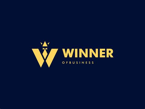 Business winner logo design concept on Behance