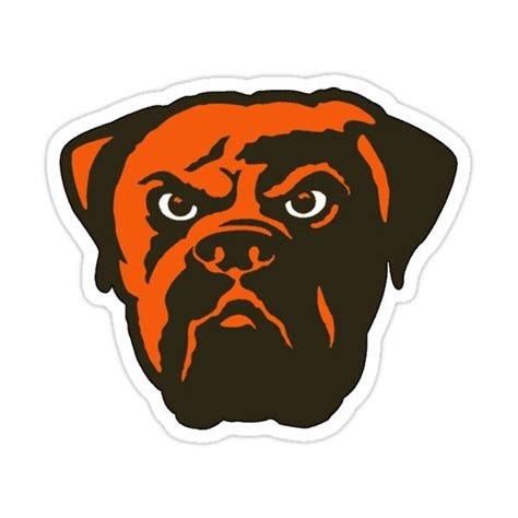 Cleveland Browns - Dog logo Sticker by thesportcenter in 2021 ...