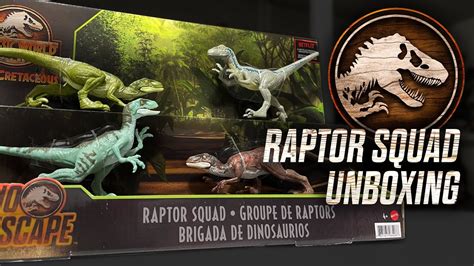 Mattel Jurassic World Camp Cretaceous Camp Cretaceous Raptor Squad ...