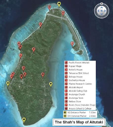 The Shah's Island Life: Map of Aitutaki