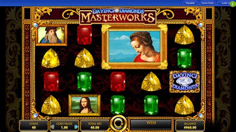 Da Vinci Diamonds Masterworks Slot (IGT) Review 2024 & Demo Game