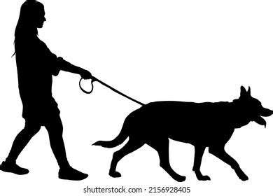 6,920 Woman Walking Dog Silhouette Images, Stock Photos, 3D objects, & Vectors | Shutterstock