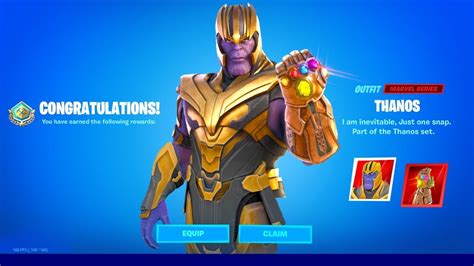 CLAIM FREE THANOS SKIN NOW! Thanos Cup (Fortnite Battle Royale) - YouTube