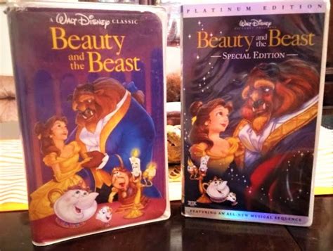 Beauty and the Beast Black Diamond the Classics Disney VHS Tape 1325 ...