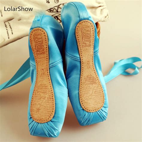 Blue Ballet Dance Pointe Shoes Kids Ballet Shoes-in Dance shoes from Sports & Entertainment on ...