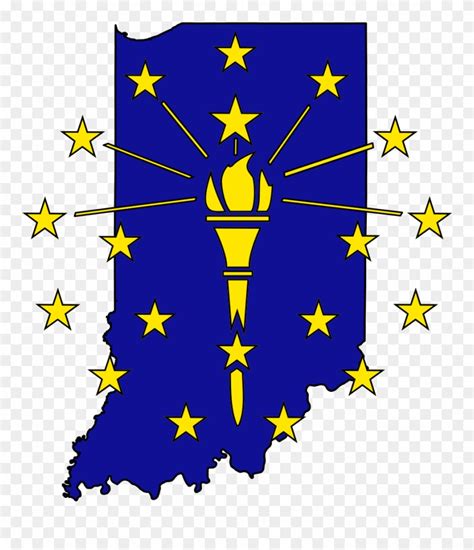 More Than Ten Thousand Corporations Call The Indianapolis - Indiana State Flag Logo Clipart ...