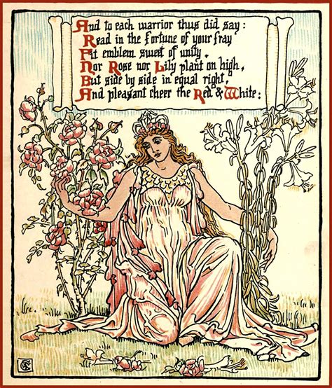 Walter Crane Illustrations: Queen Summer. | Walter crane, Children's ...