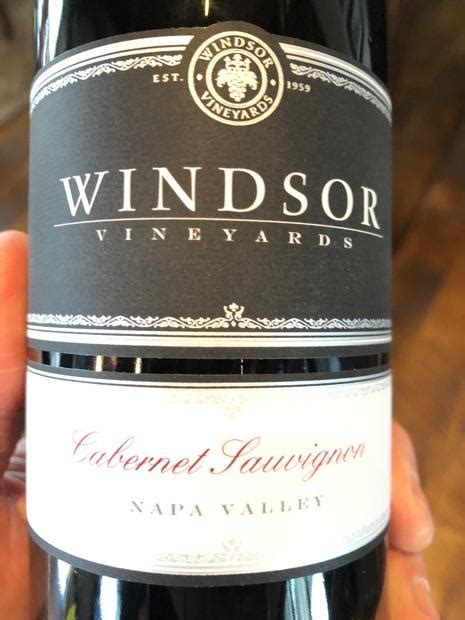 2013 Windsor Vineyards Cabernet Sauvignon California, USA, California - CellarTracker