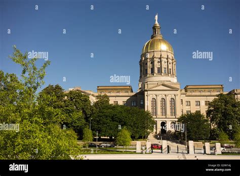 Atlanta Georgia State Capital Gold Dome City Architecture Stock Photo - Alamy