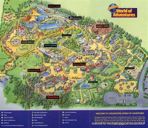 Chessington World of Adventures 1993 map | trainsandstuff | Flickr