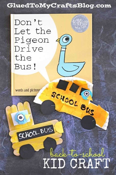 Don t let pigeon drive the bus craft idea – Artofit