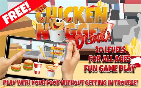 Chicken Nuggets Dunk Physics Game - App on the Amazon Appstore