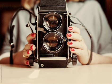 "Using A Vintage Analog Camera" by Stocksy Contributor "W2 Photography ...