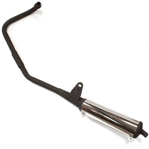 125cc Motorcycle Black Right Exhaust System for LF125-30 | Biketrade ...