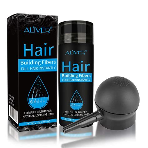 Buy Hair Fibers for Thinning Hair with Spray Applicator, Hair Building ...