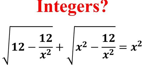 Solving a HARD equation with a nice method that makes it too easy - YouTube