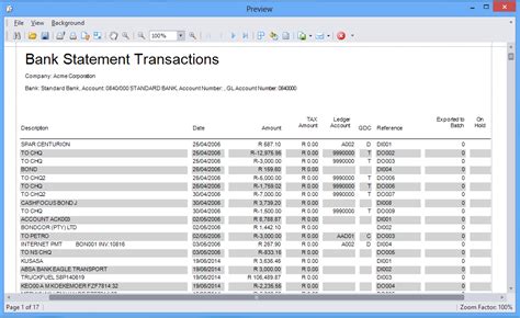 Import Bank Statements