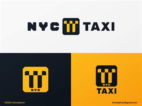 NYC Taxi - Logo Redesign Proposal by Helvetiphant™ on Dribbble