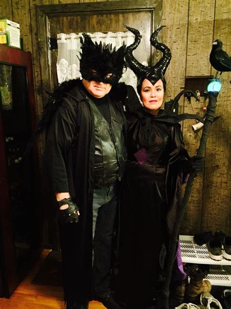 Maleficent and Crow costume | Crow costume, Maleficent costume ...