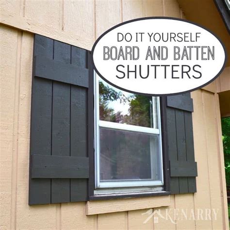 Board and Batten Shutters: An Easy DIY Tutorial