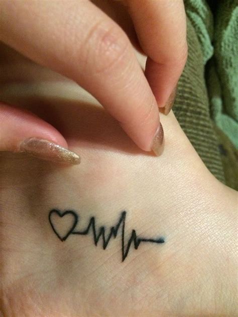 The 25+ best Pulse tattoo ideas on Pinterest | Ekg tattoo, Heartbeat tattoos and Music note tattoos