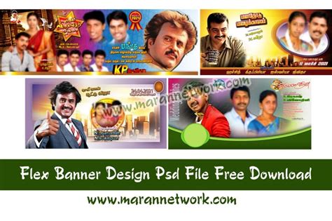 Tamil Flex Banner Design PSD File Free Download Vol-30 – Maran Network