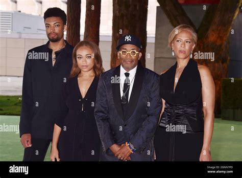 LOS ANGELES, CA - SEPTEMBER 25: Spike Lee (3rd from L) and family attend The Academy Museum Of ...