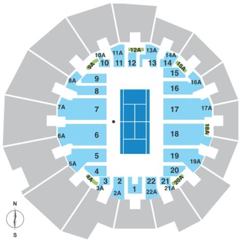 US Open Seating Guide | eSeats.com