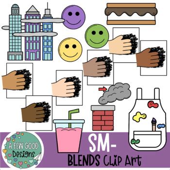 Beginning Blends Clip Art Bundle by A Few Good Designs by Shannon Few