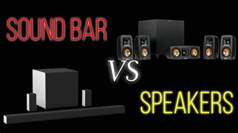 Sound Bar vs Speakers - Which One Is Best For You? - YouTube