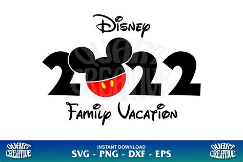 Disney Family Vacation 2022 SVG - Gravectory