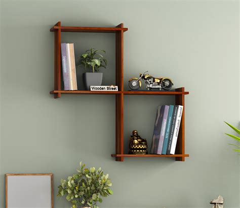 Buy Bison Wall Shelf (Honey Finish) Online in India at Best Price ...