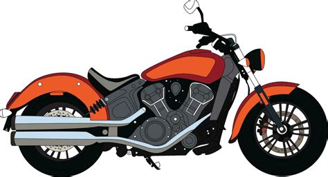 motorcycle vector and illustration 26696562 Vector Art at Vecteezy