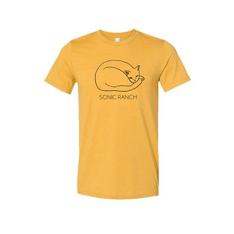 Mija Cat Tee (Mustard) | Ambient Inks