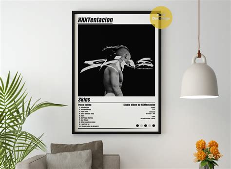 XXXTentacion Skins Album Cover Poster | Etsy