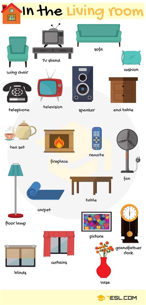 1shares Learn furniture vocabulary in English. Furniture refers to movable objects intended to ...