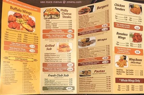 Online Menu of AmericaÕs Best Wings Restaurant, Hampton, Virginia ...