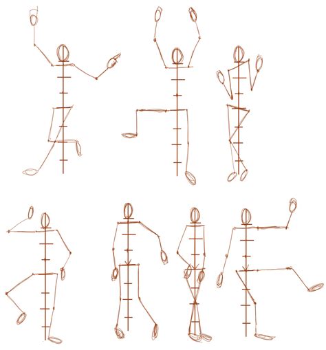 Learn How to Draw Human Figures in Correct Proportions by Memorizing Stick Figures - How to Draw ...