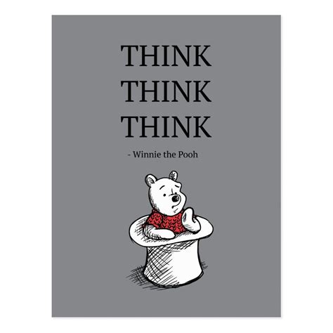 Exploring The Whimsical Wisdom Of Winnie The Pooh: Think, Think, Think!