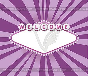 Welcome sign background - vector image