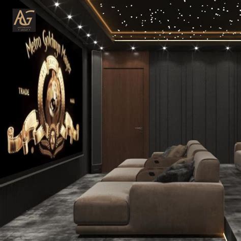 Home Cinema Interior Design and Fit-out Solution by LUXURY ANTONOVICH ...