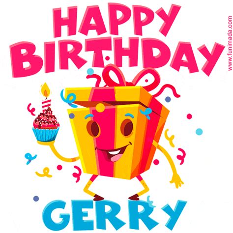 Happy Birthday Gerry GIFs - Download on Funimada.com